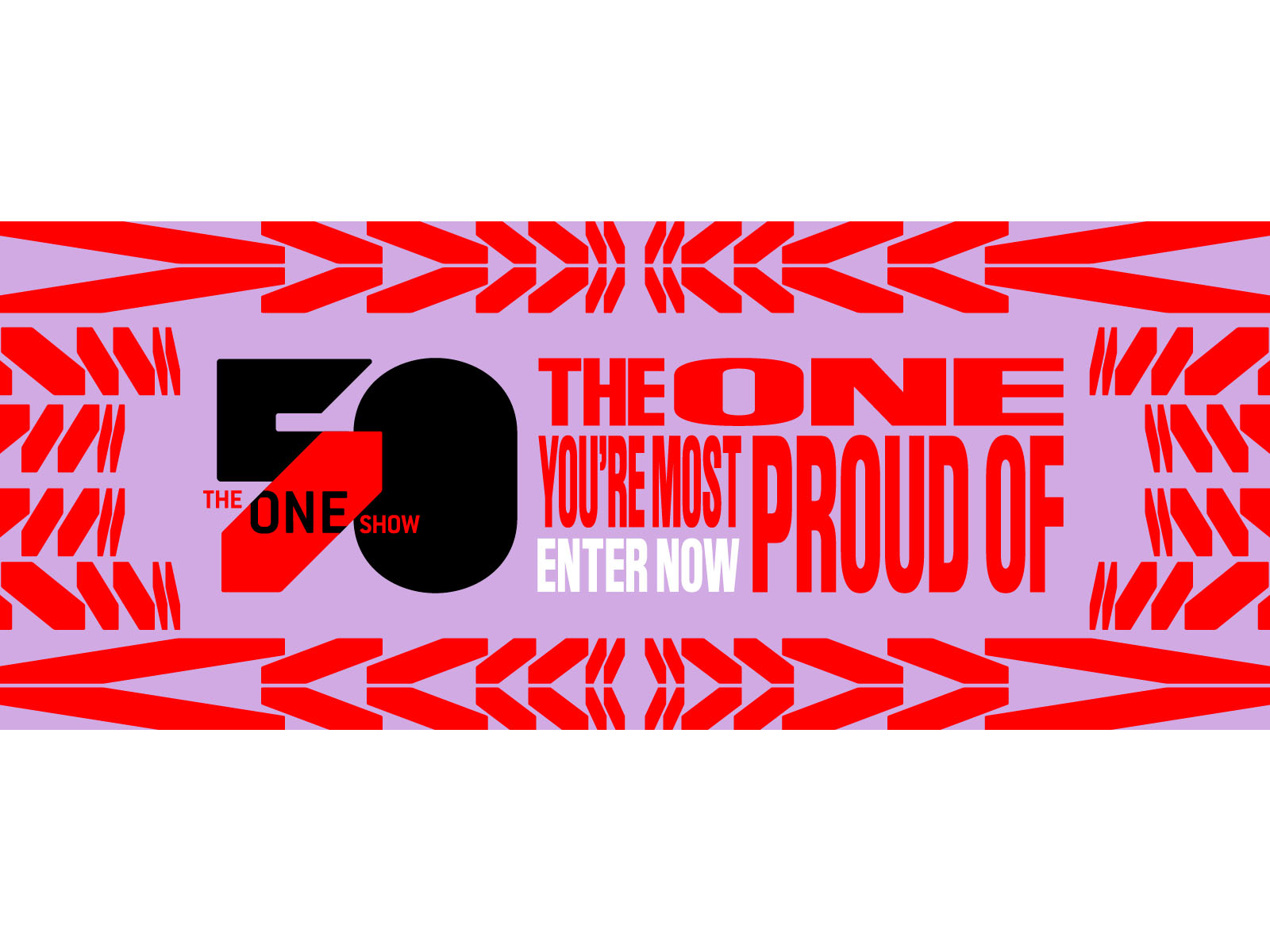 The One Show celebrates 50 Years with an engaging call for entries campaign by Design Army