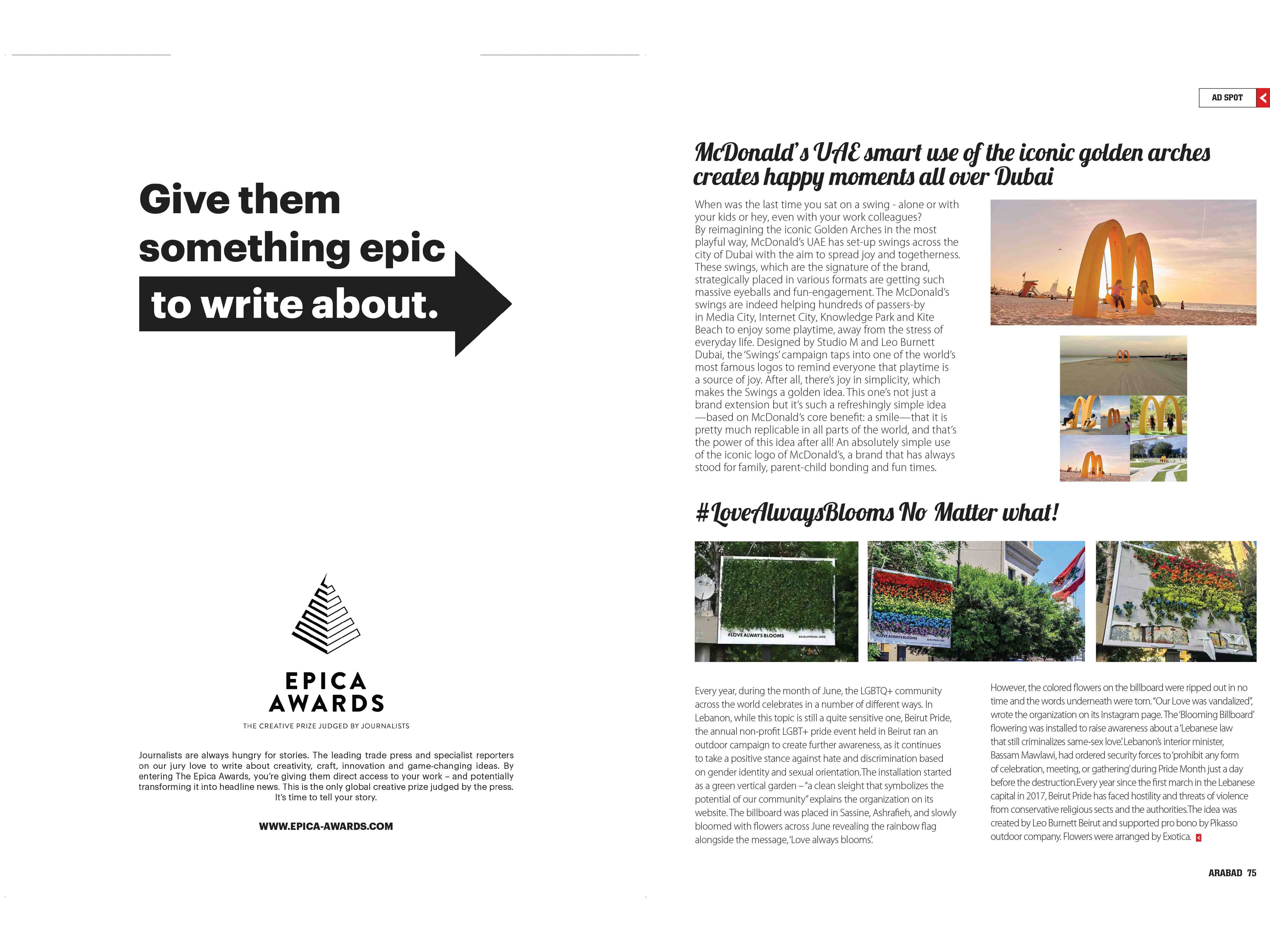 Epica challenges agencies to get “epic” work noticed via a campaign by VMLY&R