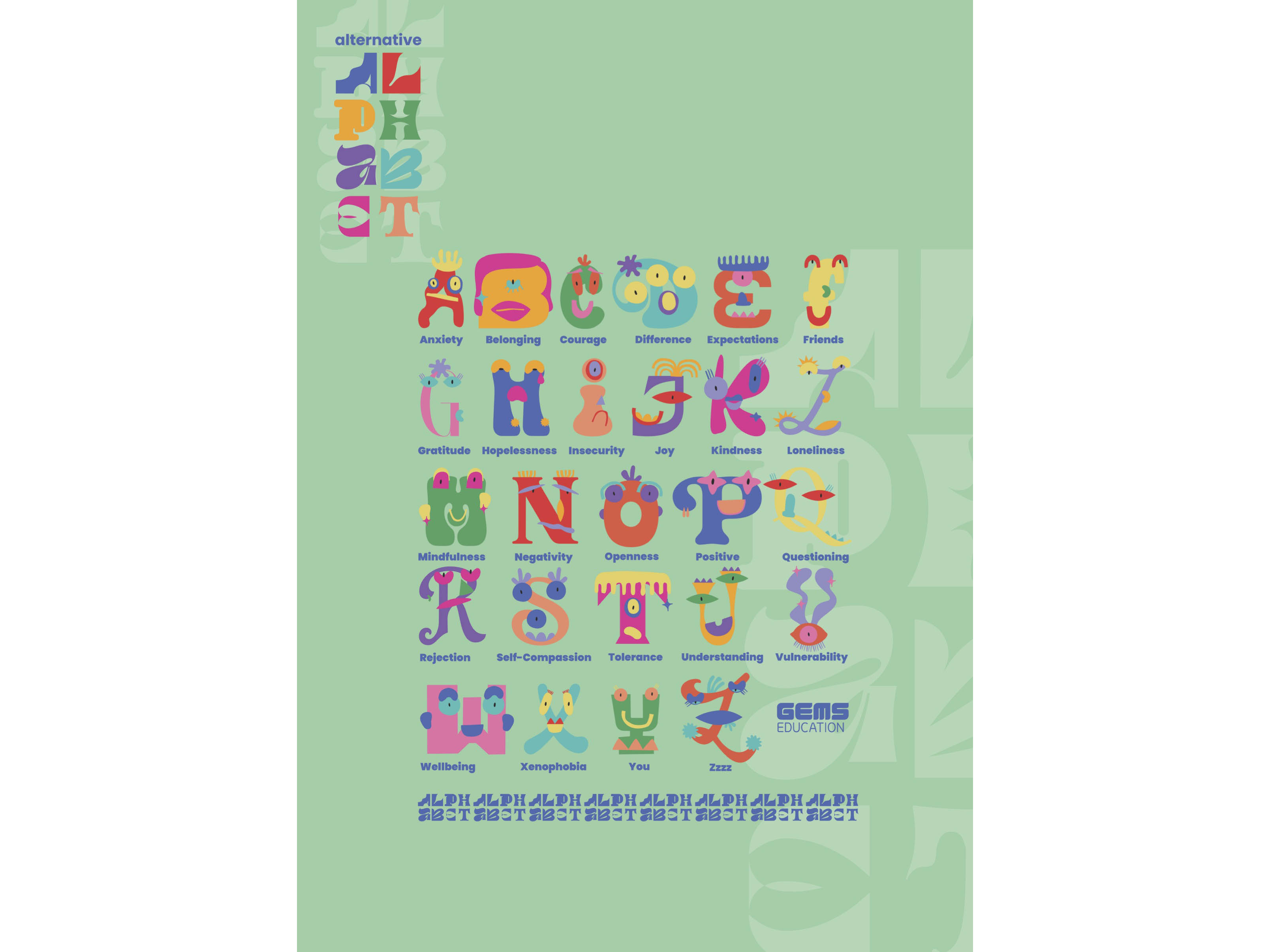 The Alternative Alphabet, an engaging initiative by Memac Ogivly and GEMS Education to address mental health in youth