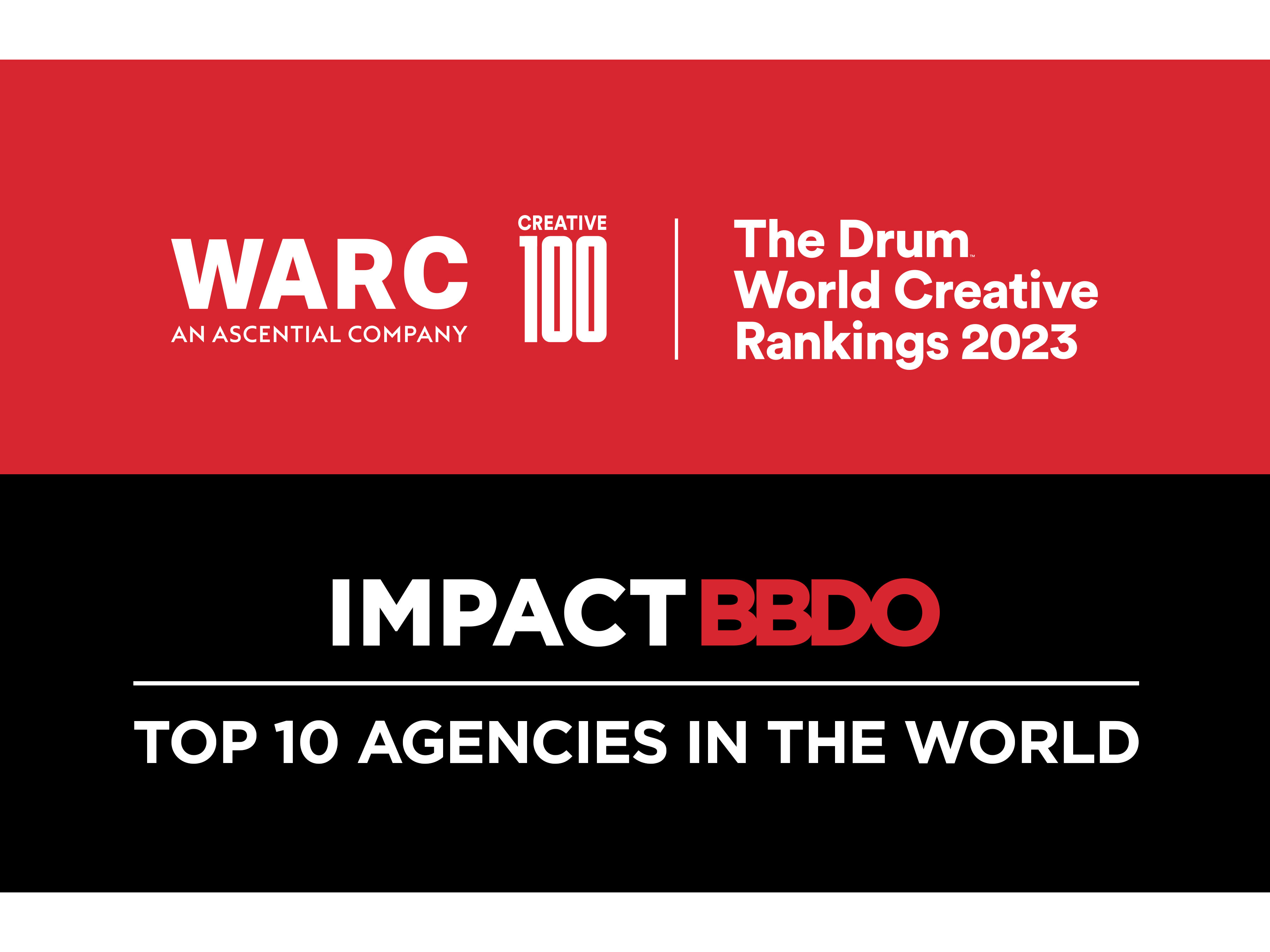 IMPACT BBDO first MENA agency in the Top 10 globally on both WARC and World Creative Rankings