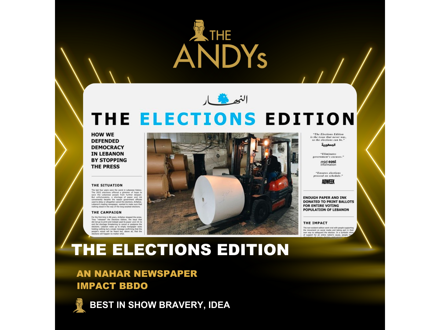 IMPACT BBDO wins first ANDY Best in Show for the Middle East
