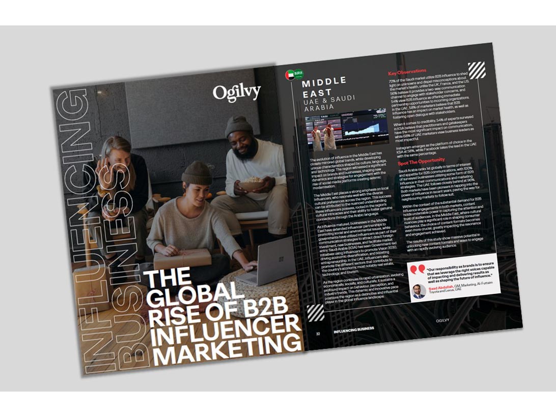Untapped potential of B2B Influencer Marketing in MENA, says Ogilvy study
