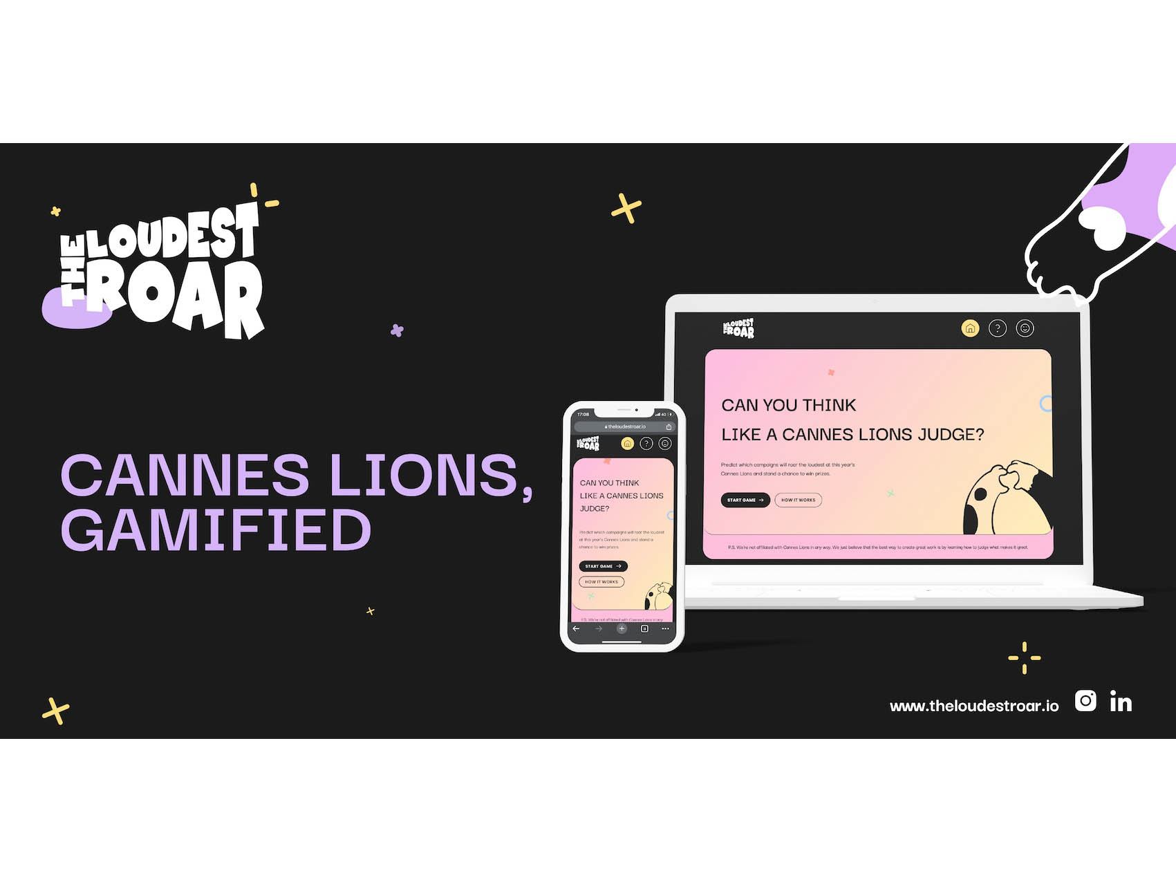 Emerging talents can now virtually immerse themselves in the world of Cannes Lions through The Loudest Roar