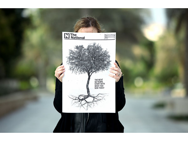 The National and Havas ME create the first-ever ‘plantable’ newspaper for the UAE 50th National Day
