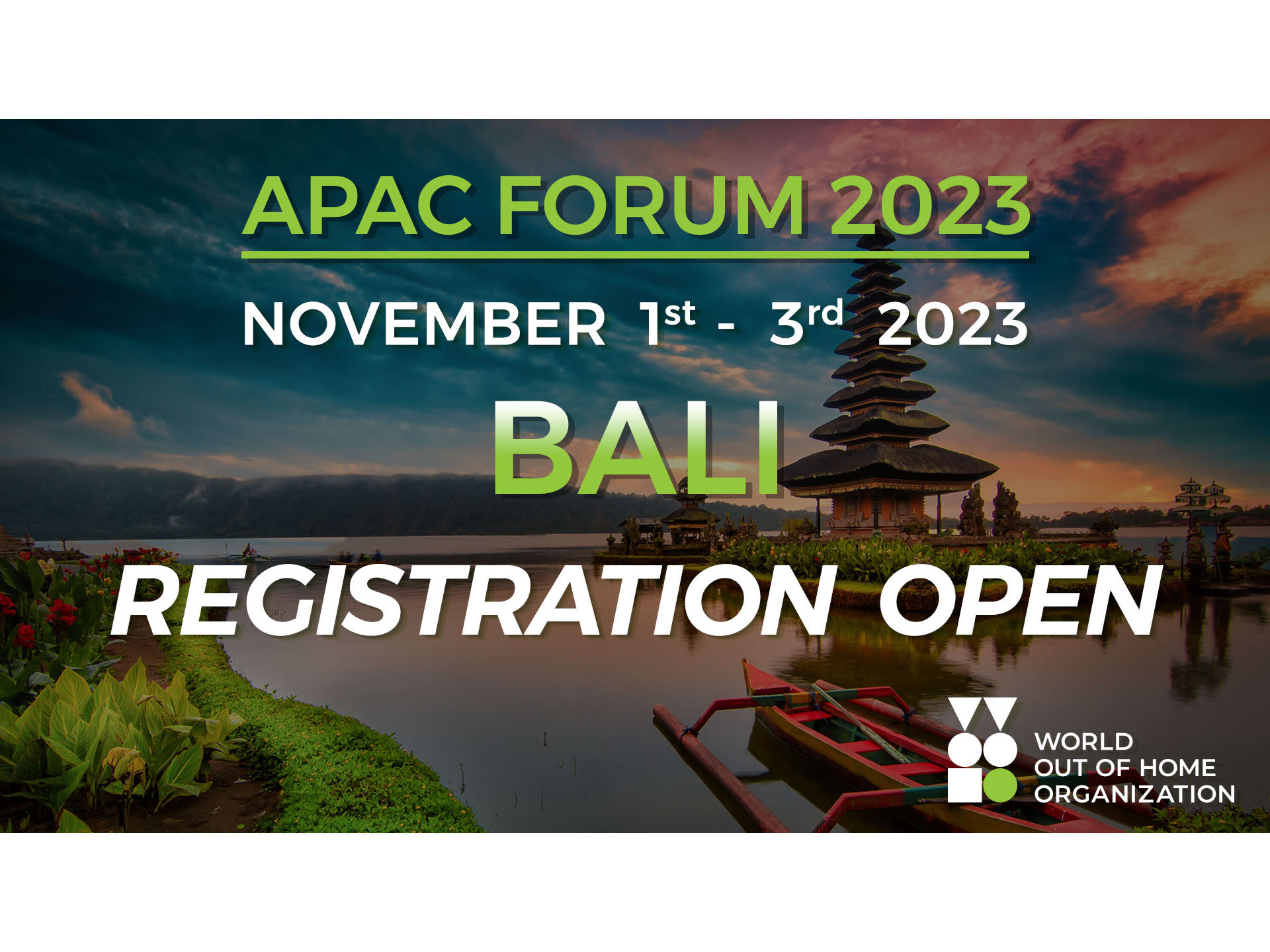 WOO's second APAC regional Forum to be held in Bali