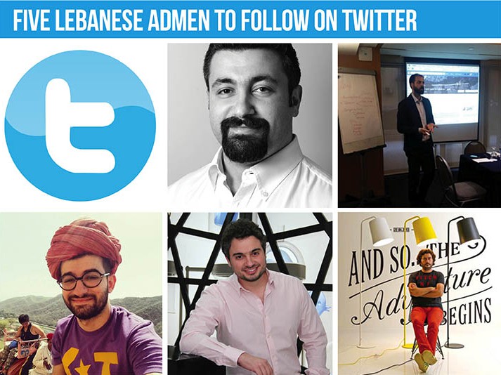 Five Lebanese Admen to Follow on Twitter
