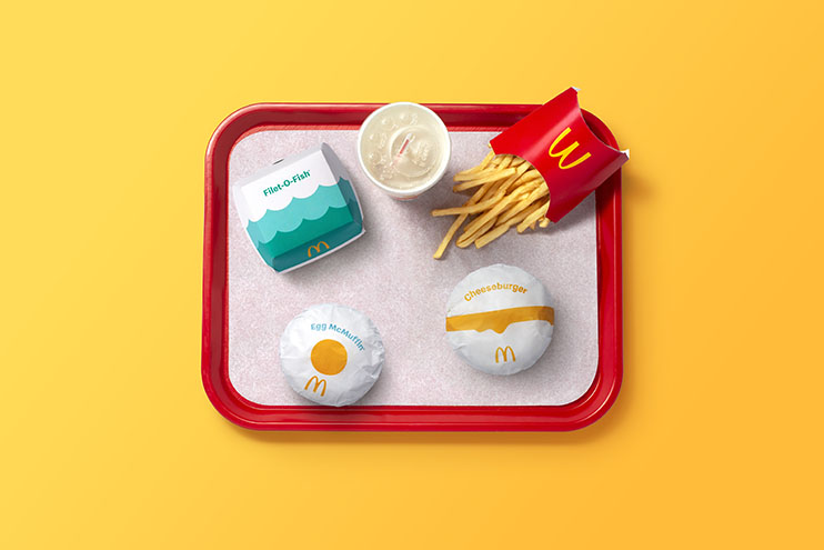 McDonald's packaging receives a new playful design makeover