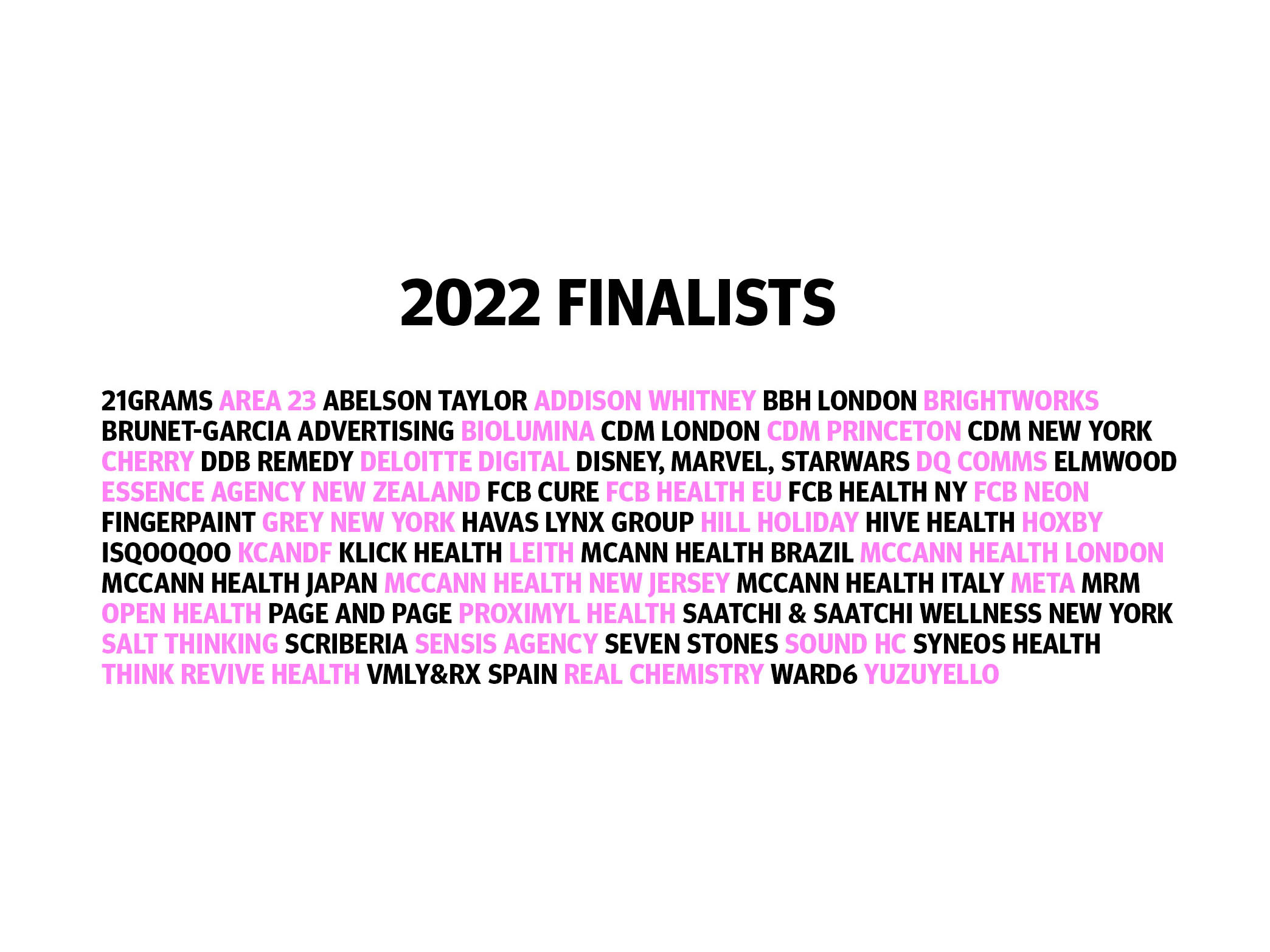 The Creative Floor Awards 2022 announces finalists